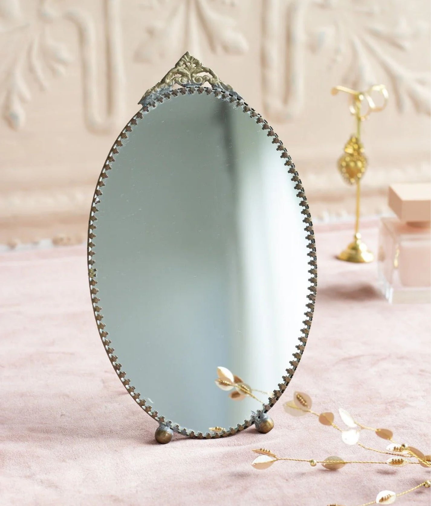 French Oval Mirror