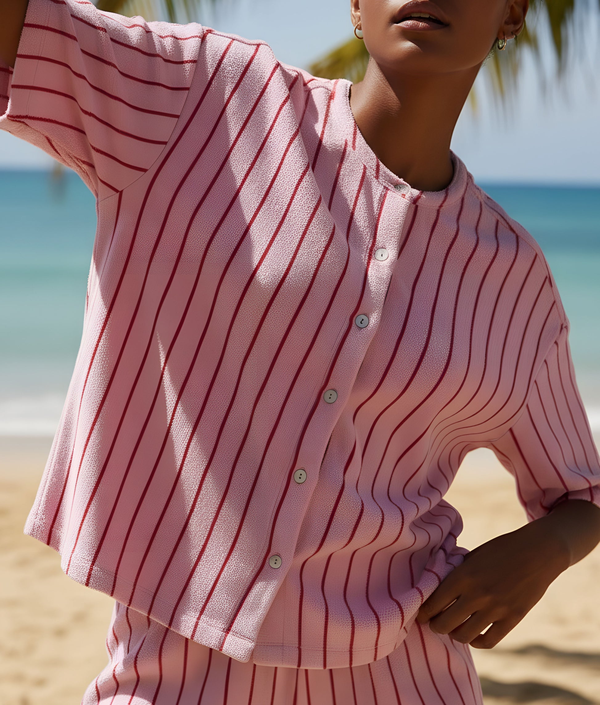 Baby Pink Oversized Shirt