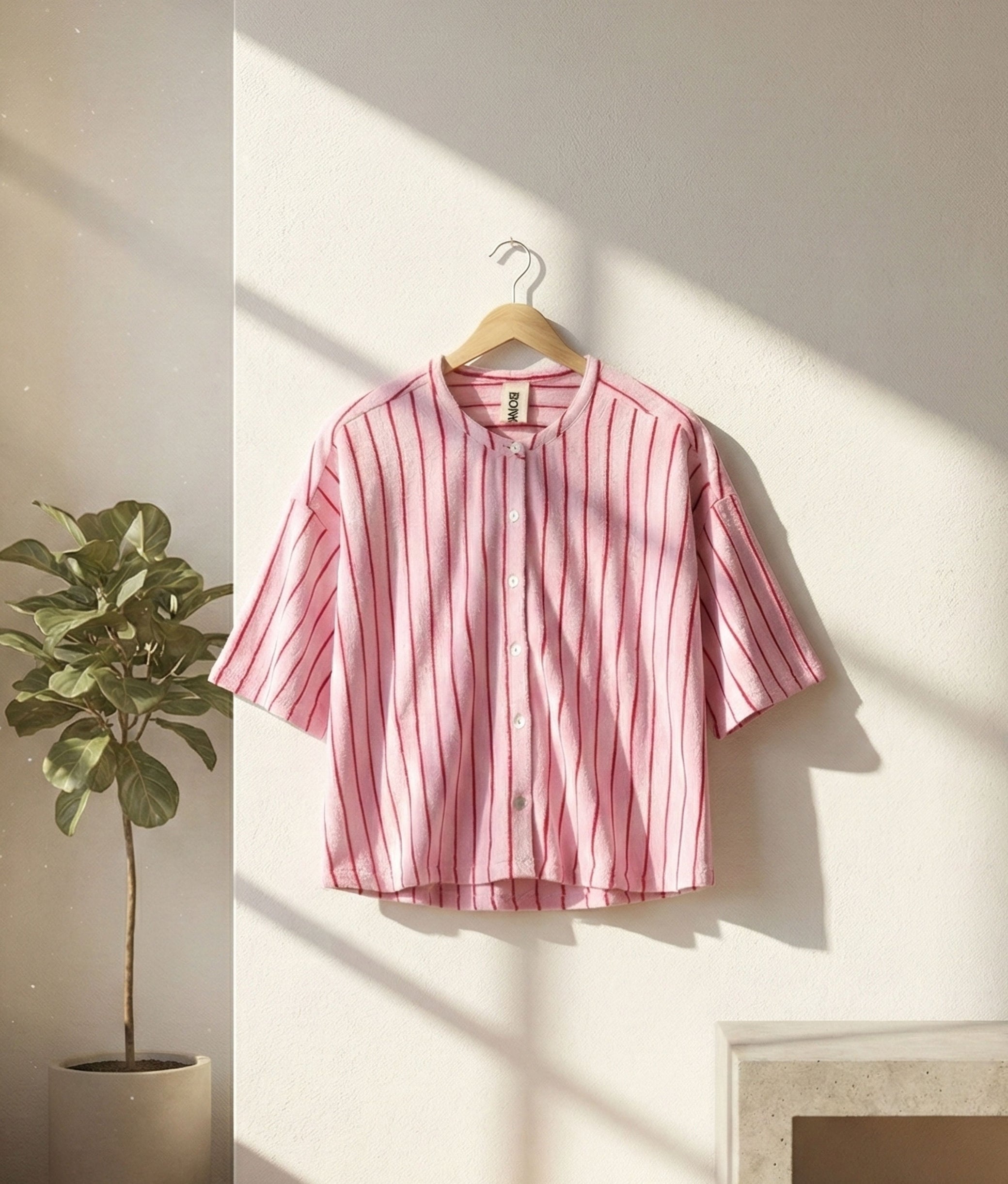 Baby Pink Oversized Shirt