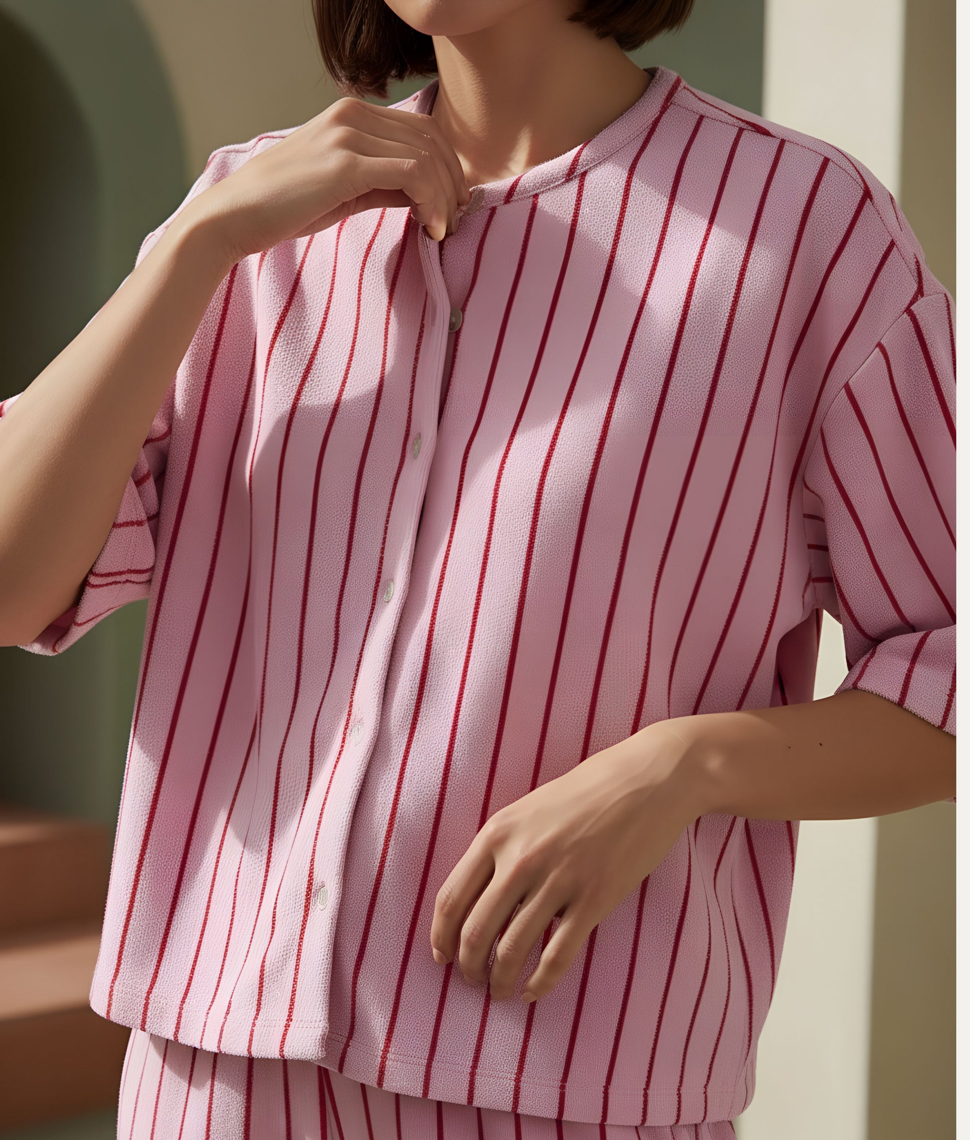 Baby Pink Oversized Shirt