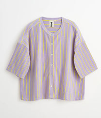 Lilac &amp; Yellow Bongusta Oversized Shirt