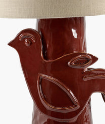Paloma Red Table Lamp