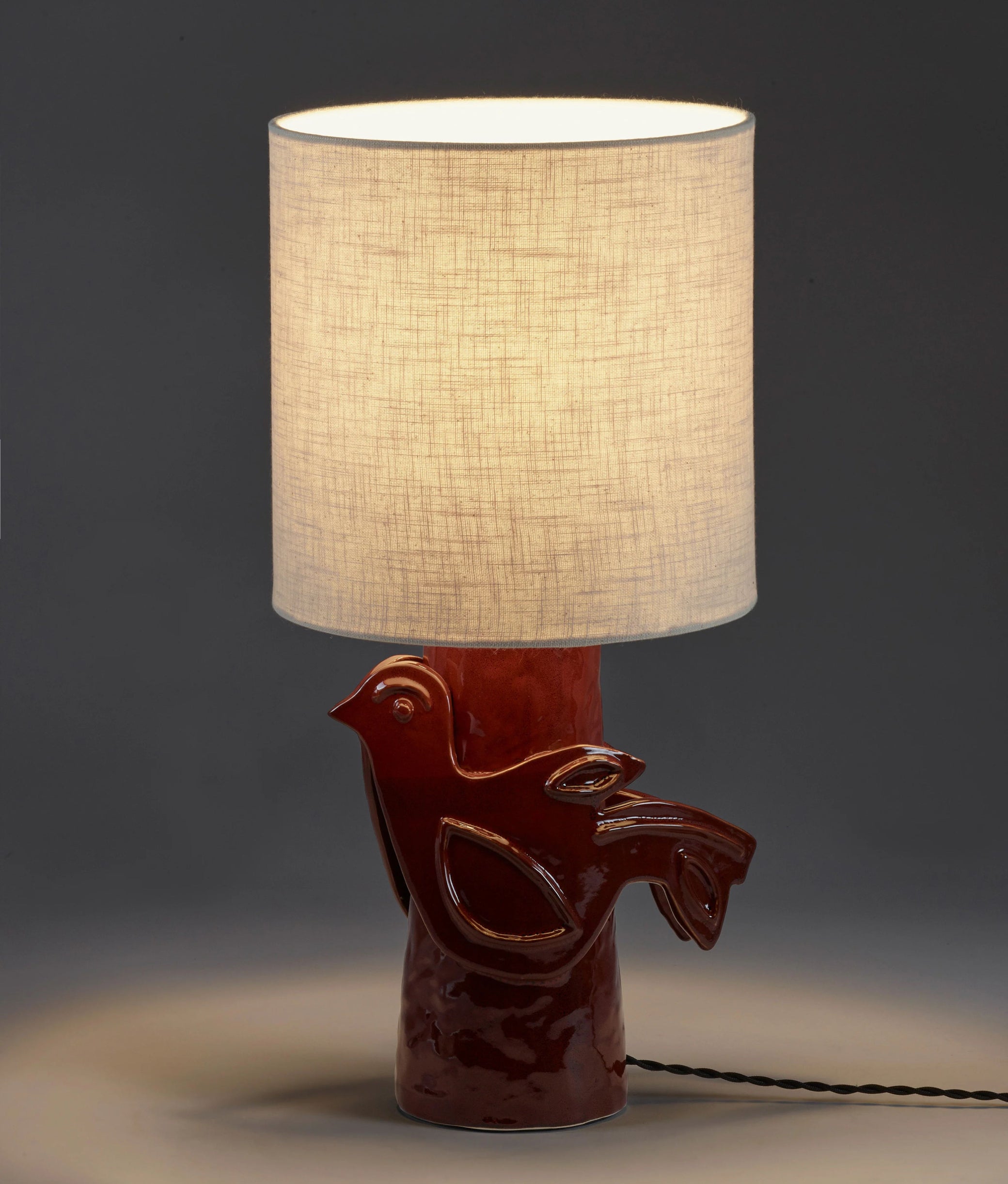 Paloma Red Table Lamp