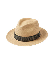 Panama Hat with Handwoven Ribbon