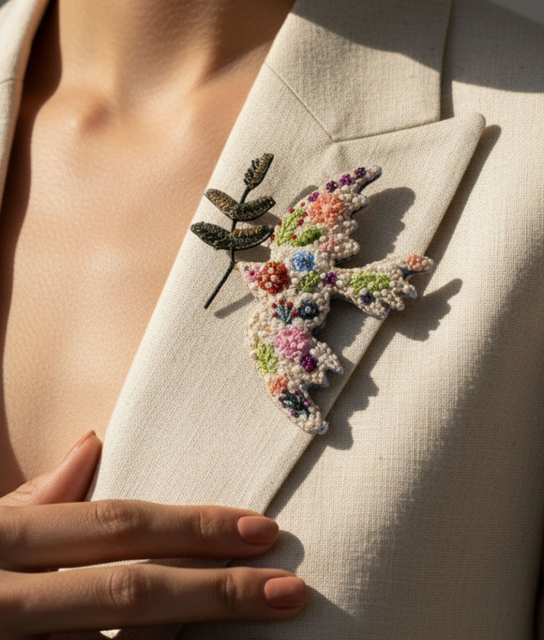 Peace Bird Brooch