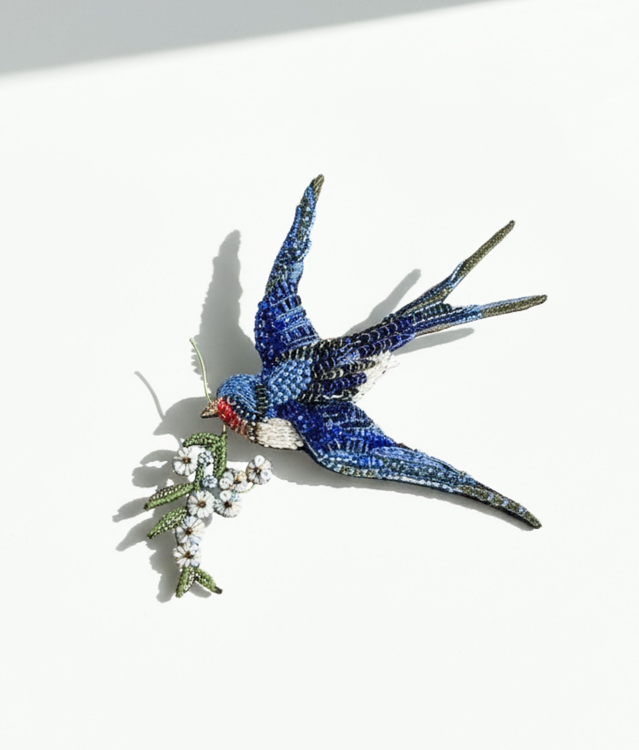Peace Swallow Brooch
