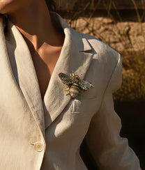 Pearl Bee Trovelore Brooch