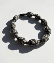 PEBBLES Grey Mix Necklace S