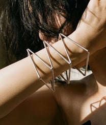 PIANO Rhodium Bracelet