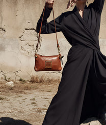 Pochette Cognac Cow Bag