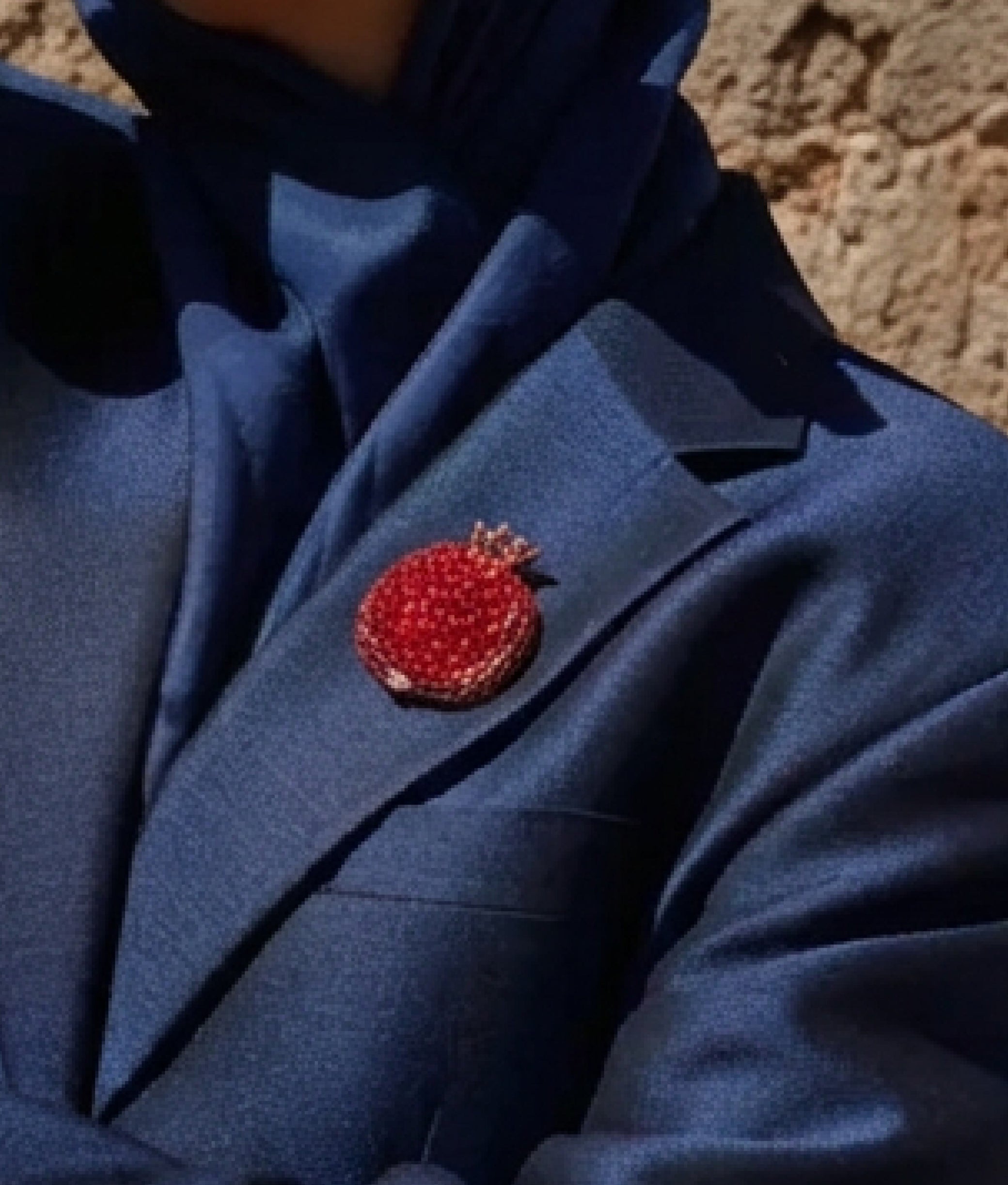 Pomegranate Trovelore Brooch