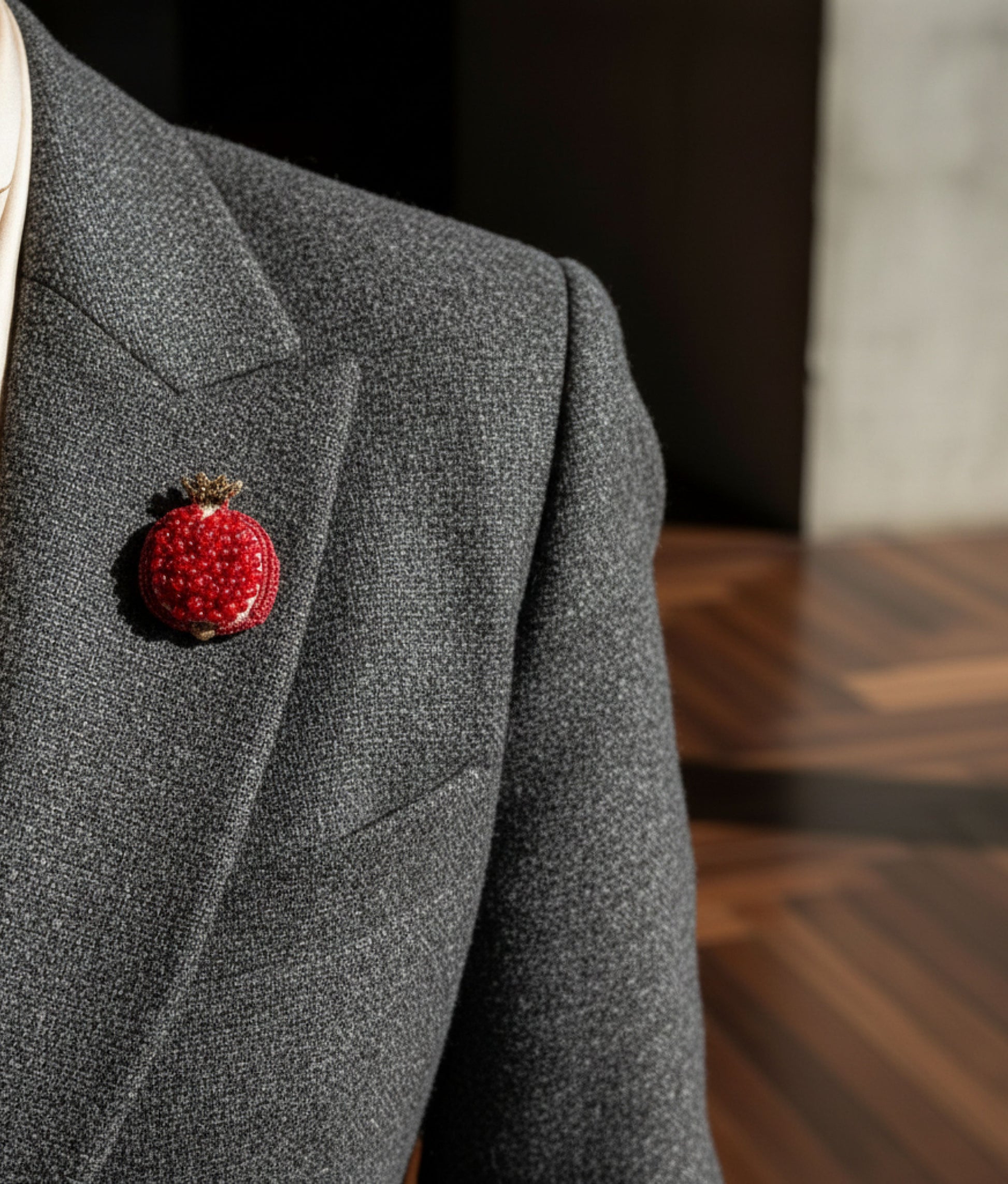 Pomegranate Trovelore Brooch