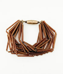 PON PON GLASS Bronze Bracelet