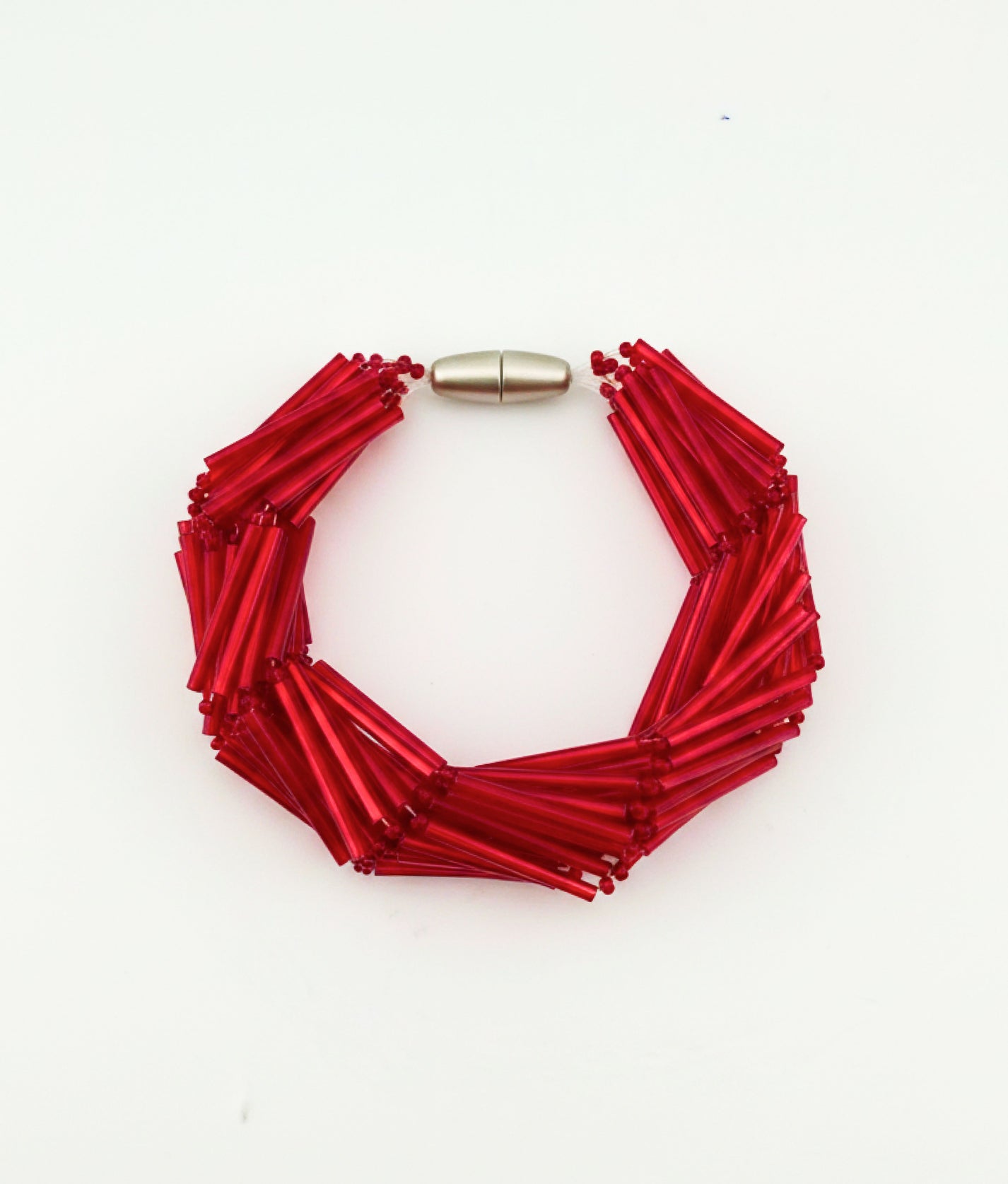 PON PON GLASS Red Bracelet