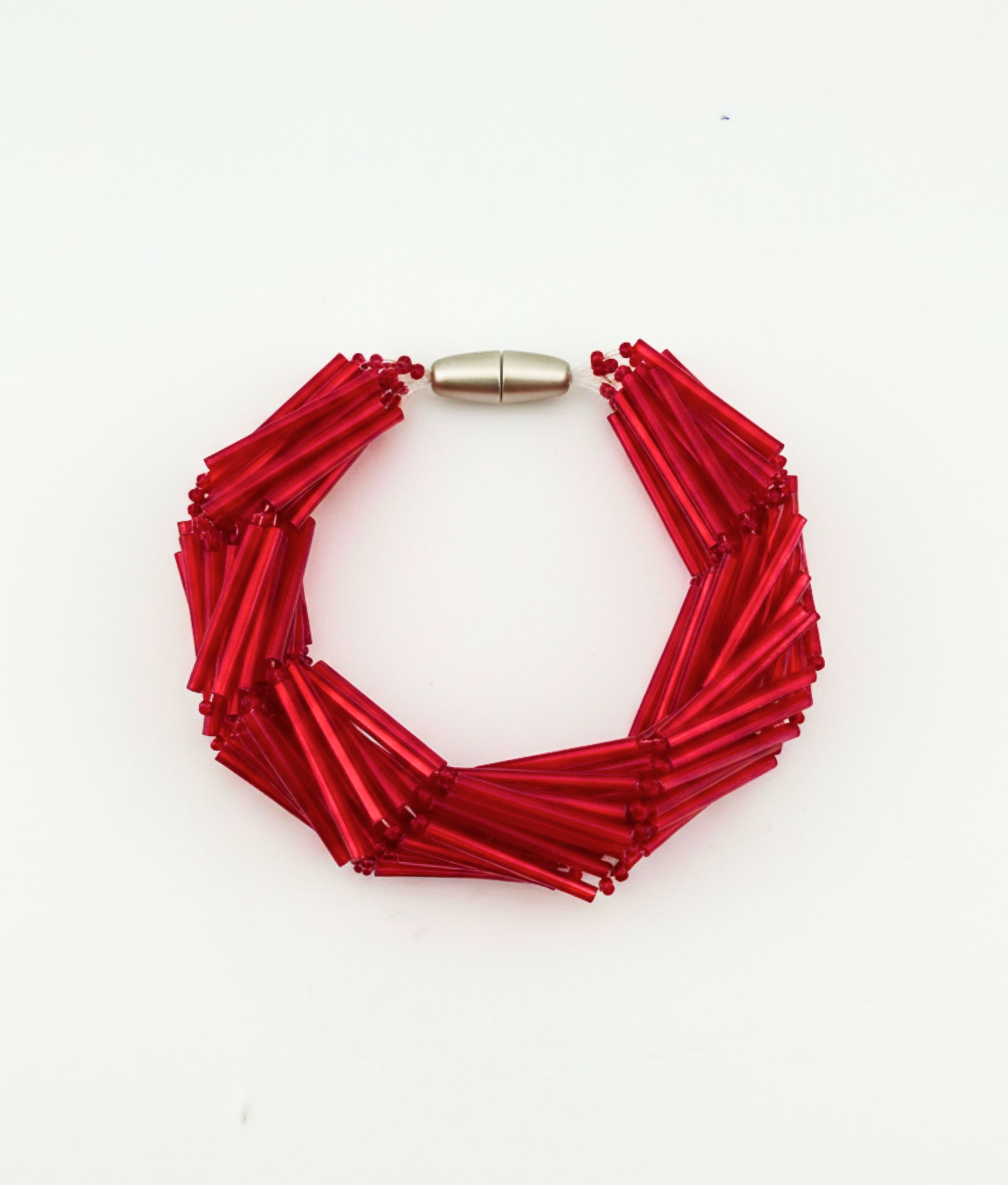 PON PON GLASS Red Bracelet