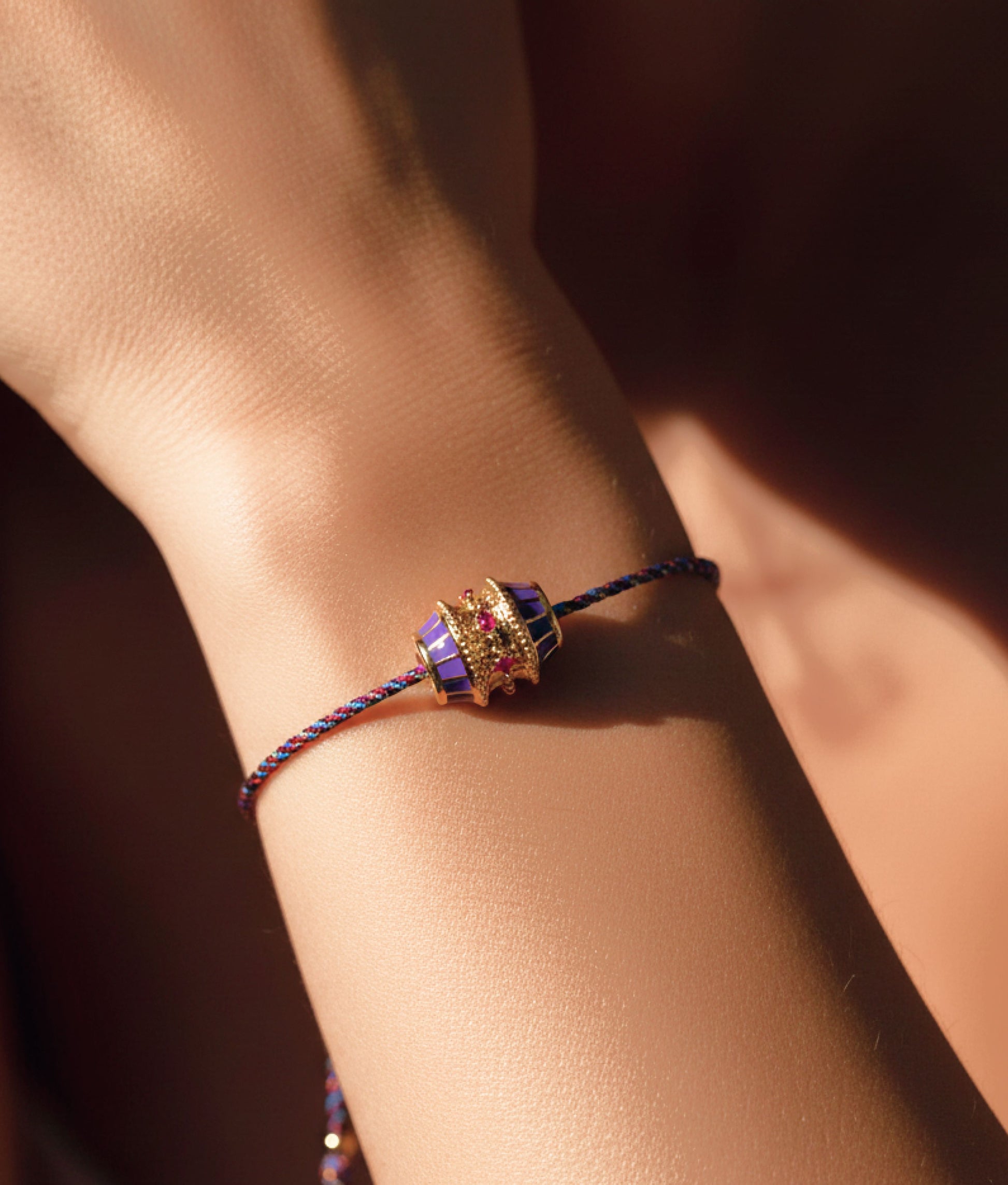 Purple Talisman Bracelet