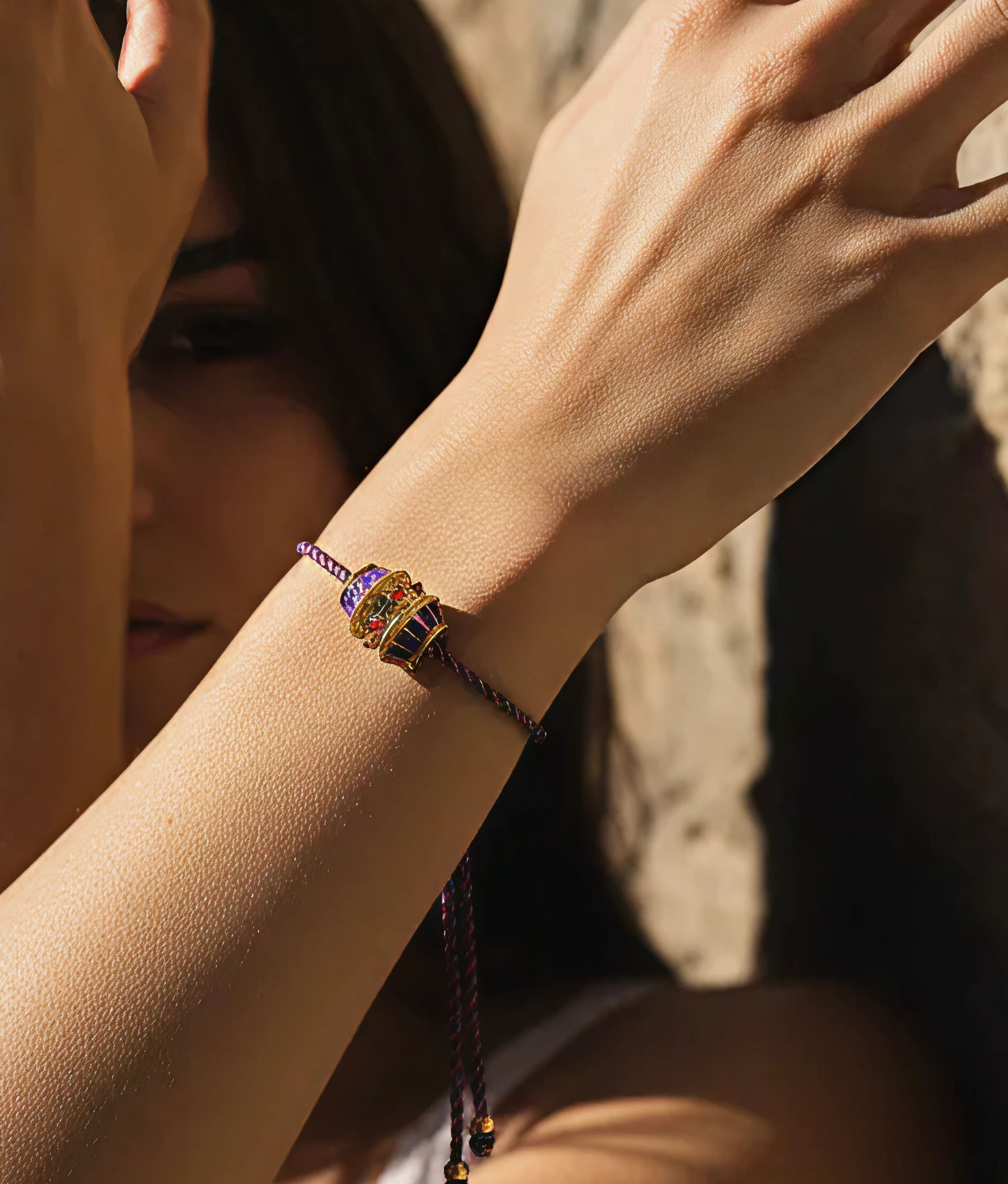 Purple Talisman Bracelet
