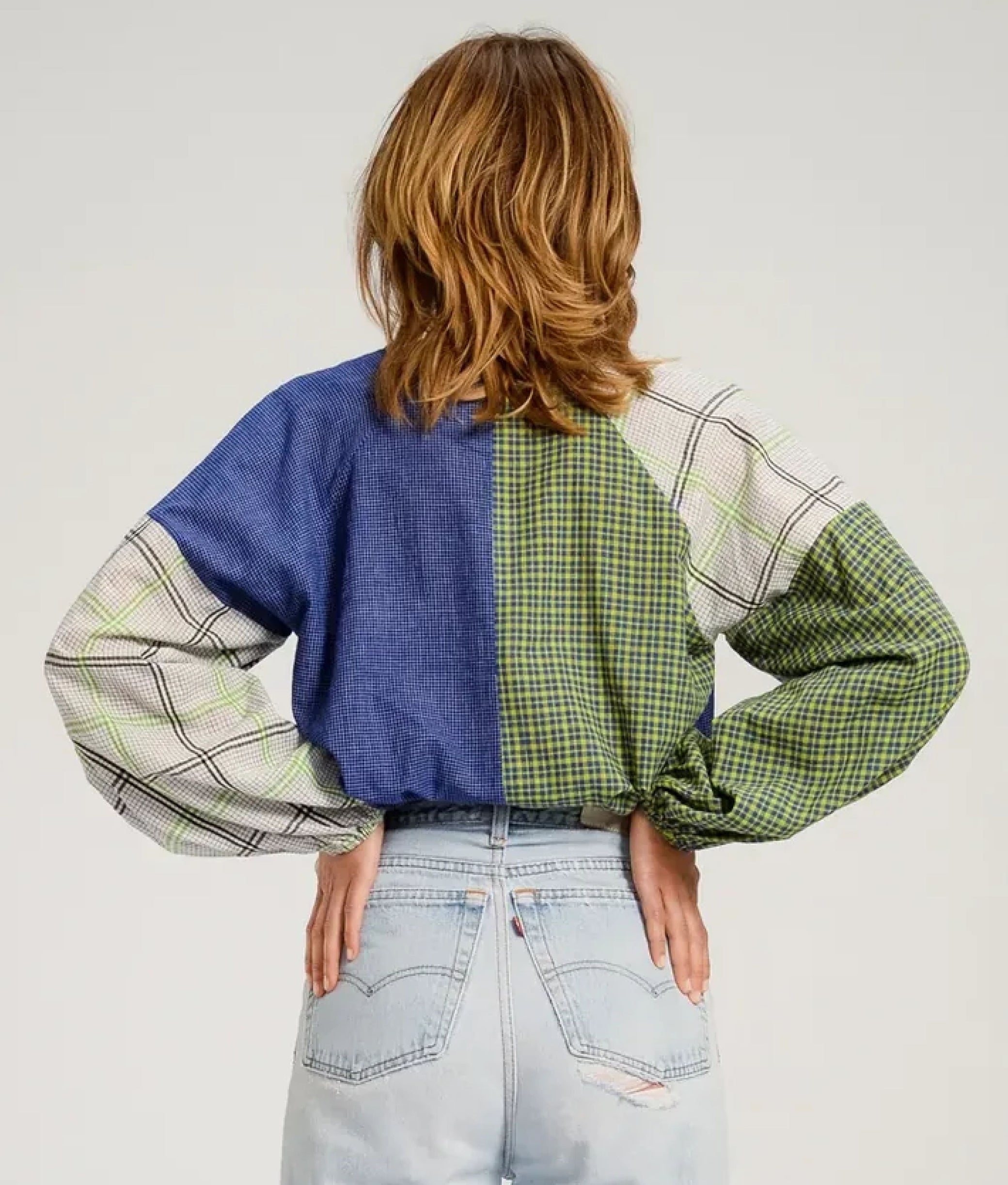 Multi Blue Pushkar Blouse