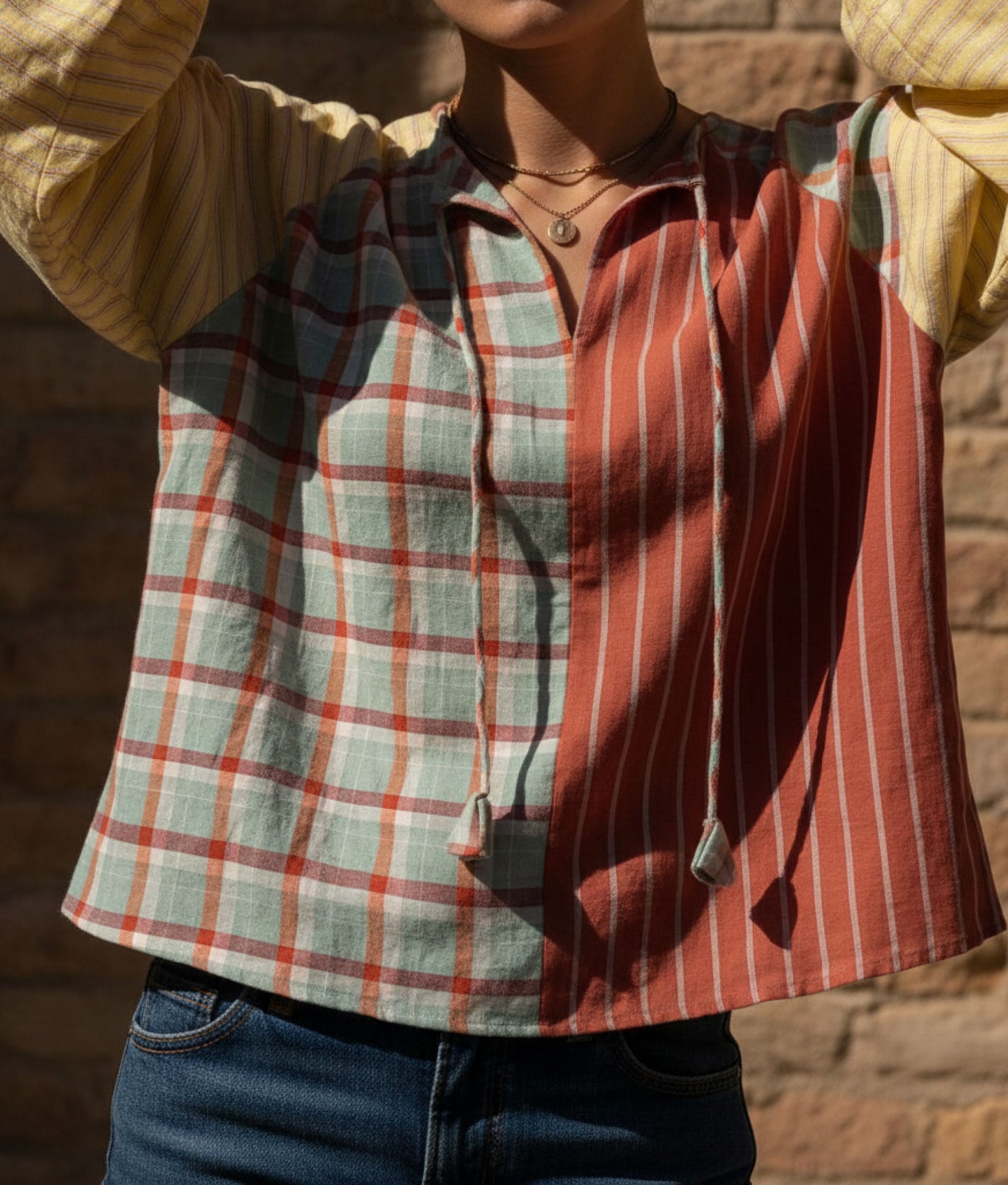 Multi Terracota Pushkar Blouse