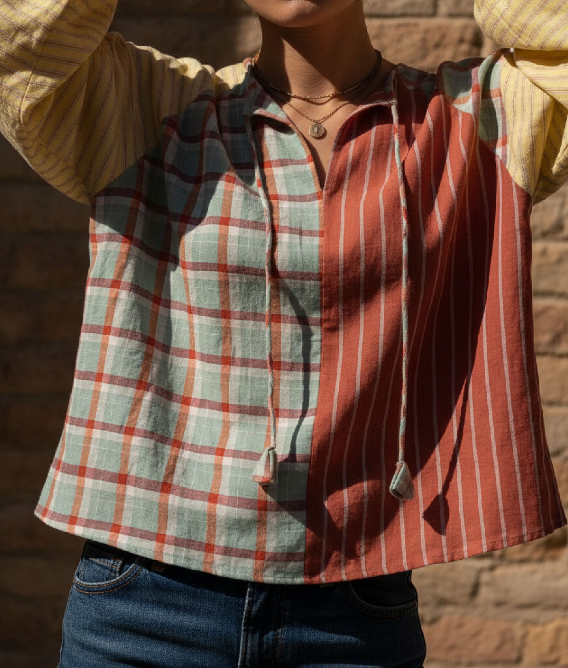 Multi Terracota Pushkar Blouse