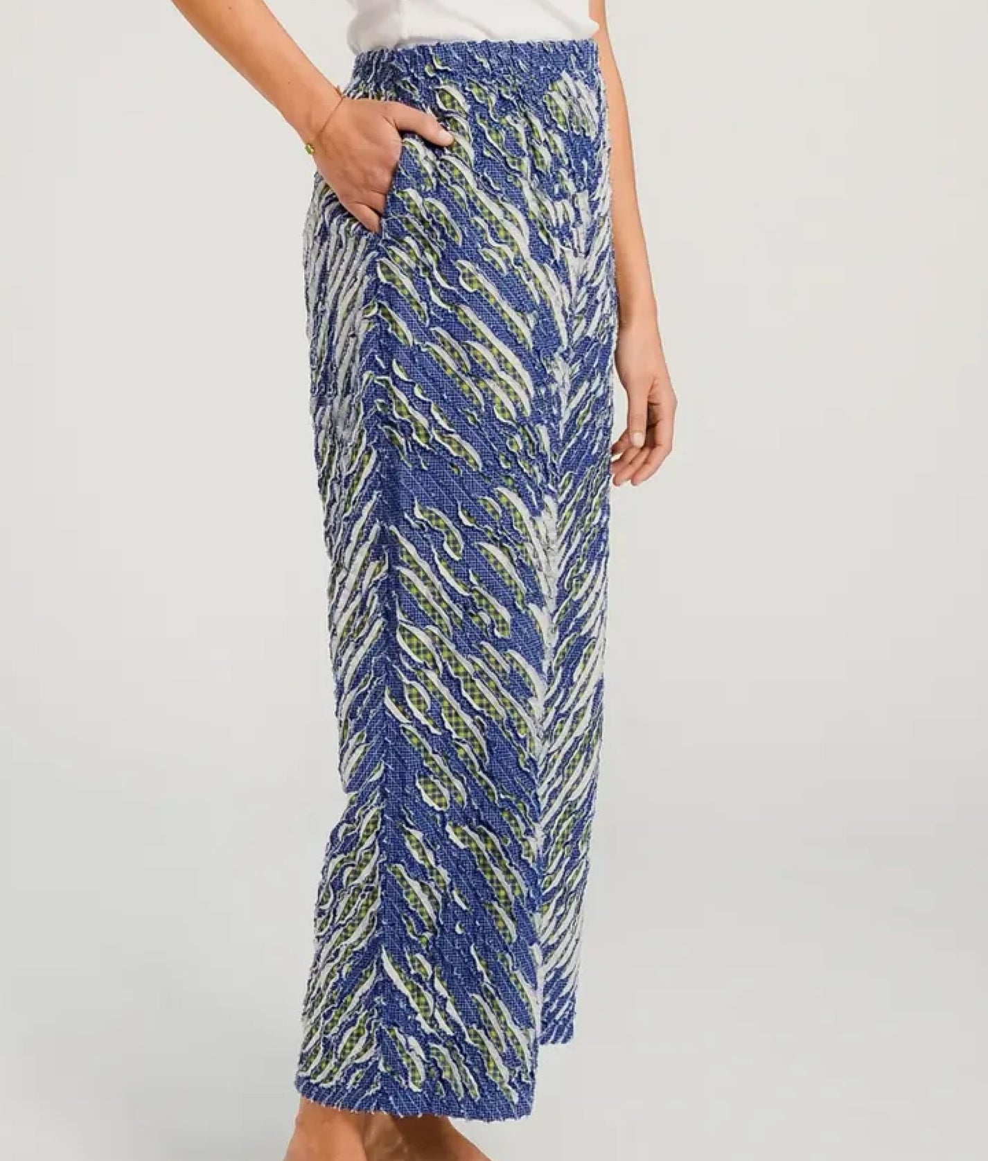 Multi Blue Pushkar Pants