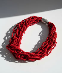 PUNTINATA Red Necklace