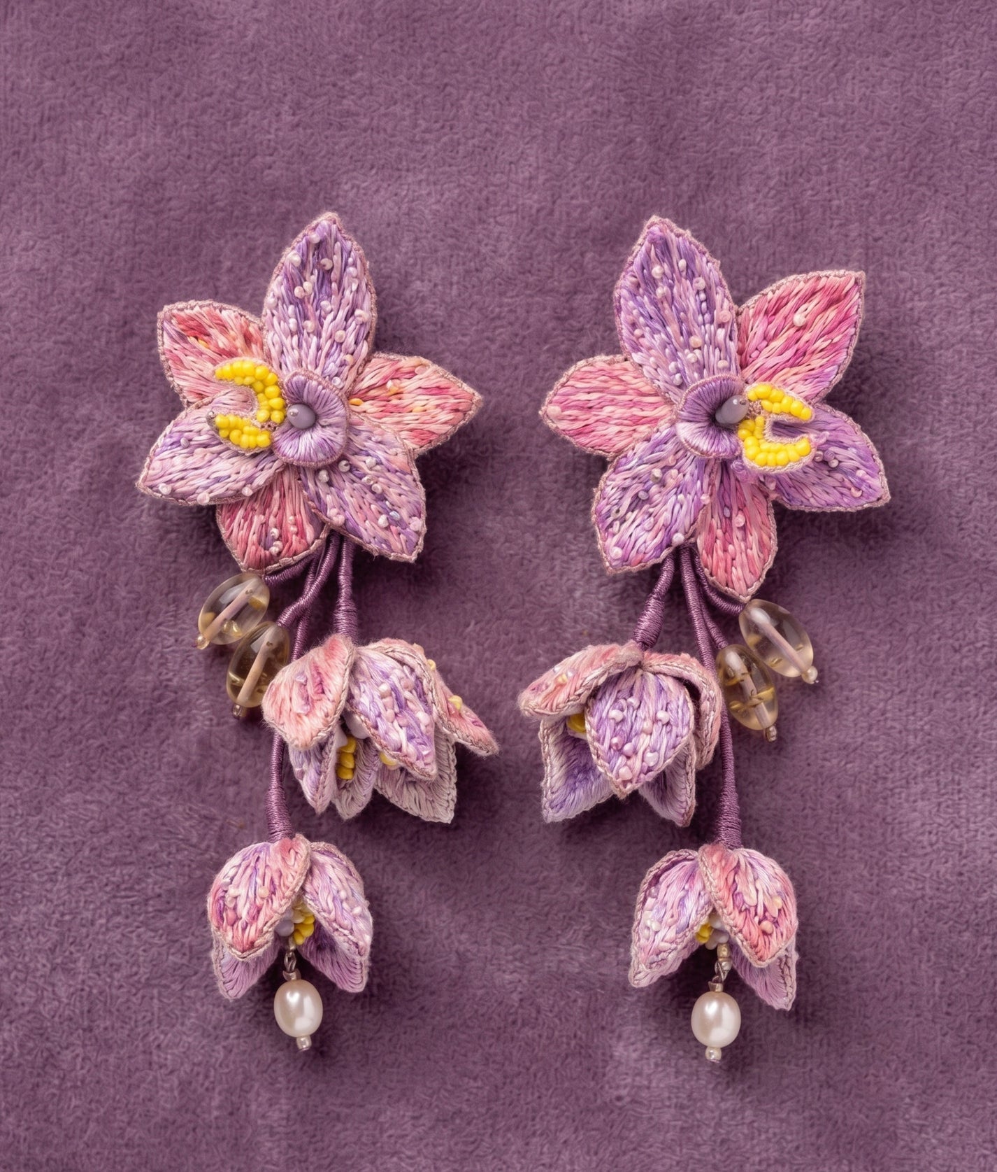 Queen of Sheeba Flower Earrings
