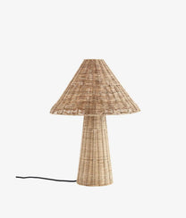Natural Rattan Table Lamp Mushroom