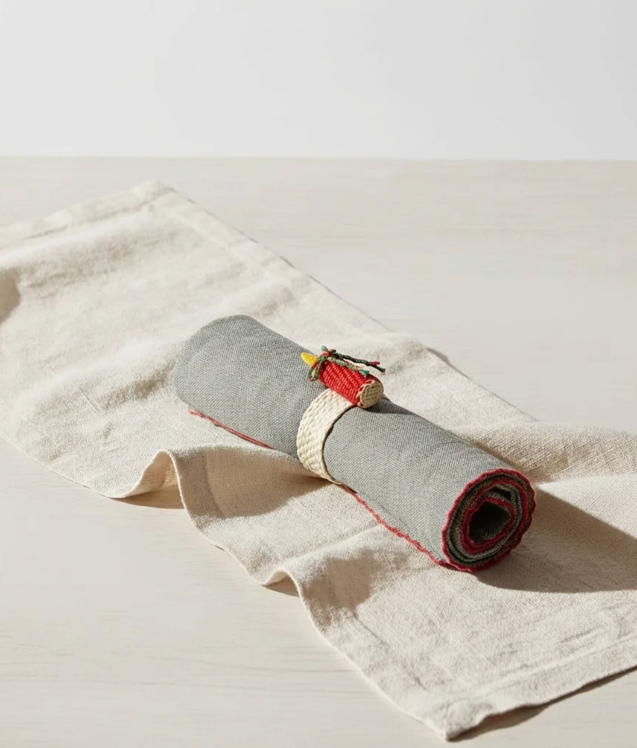 Red Candle Napkin Ring