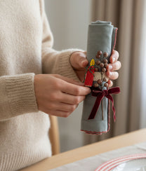 Red Candle Napkin Ring