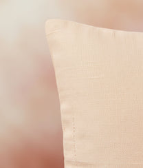 Pink Rectangular Linen Cushion