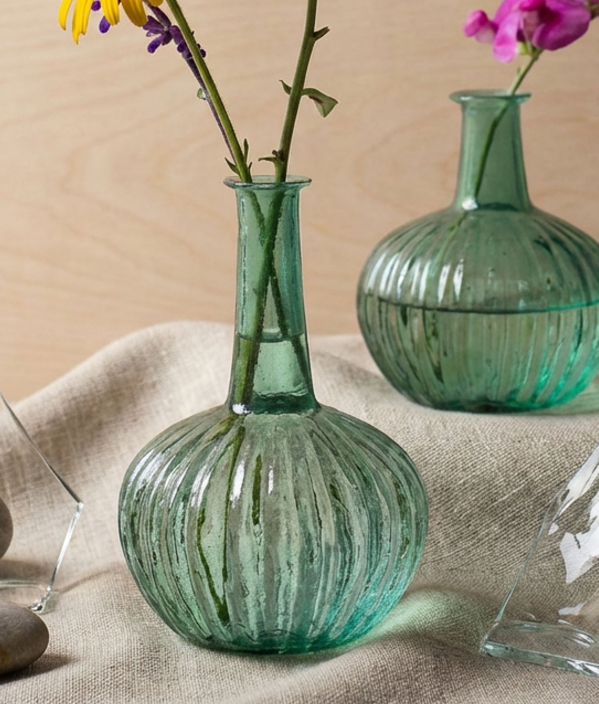 Recycled Green Vase