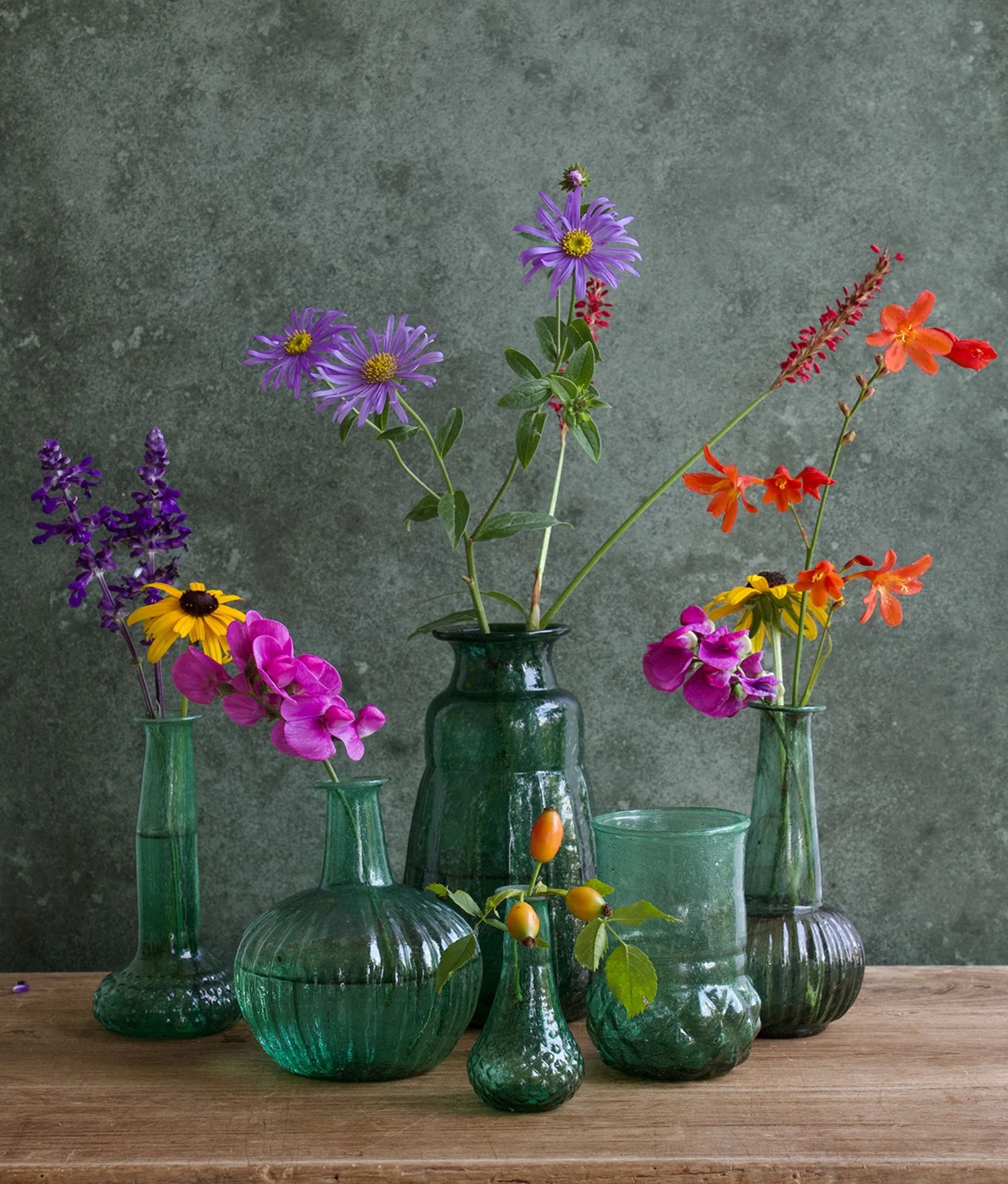 Recycled Green Vase