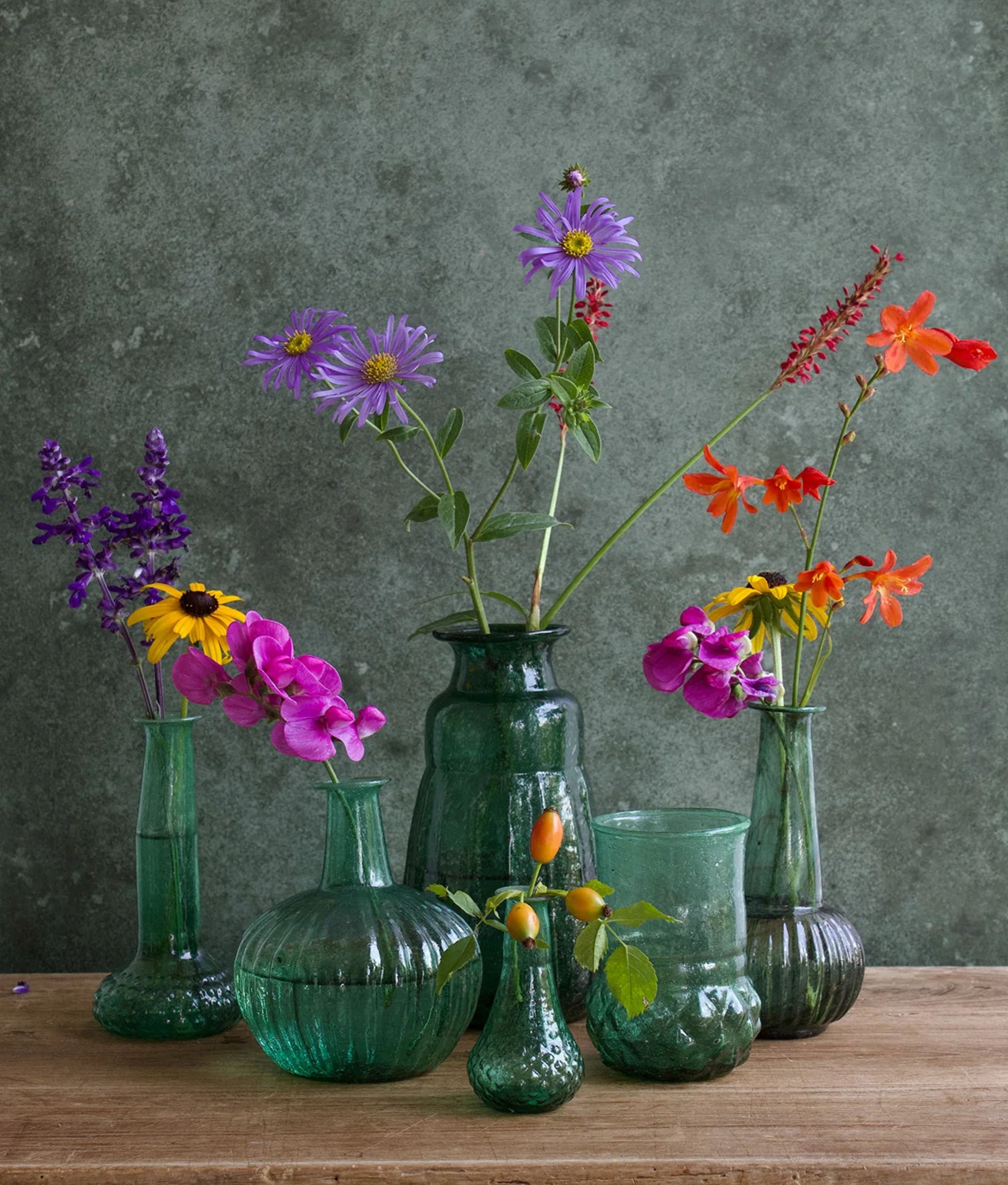 Recycled Green Vase