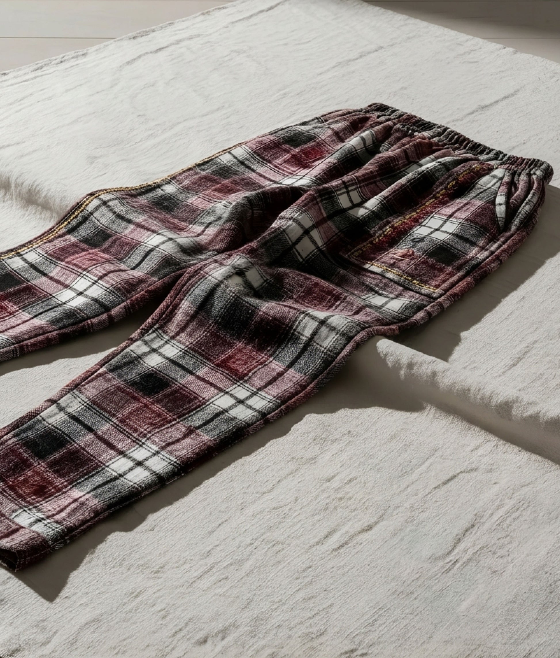 Red Black Square Pants