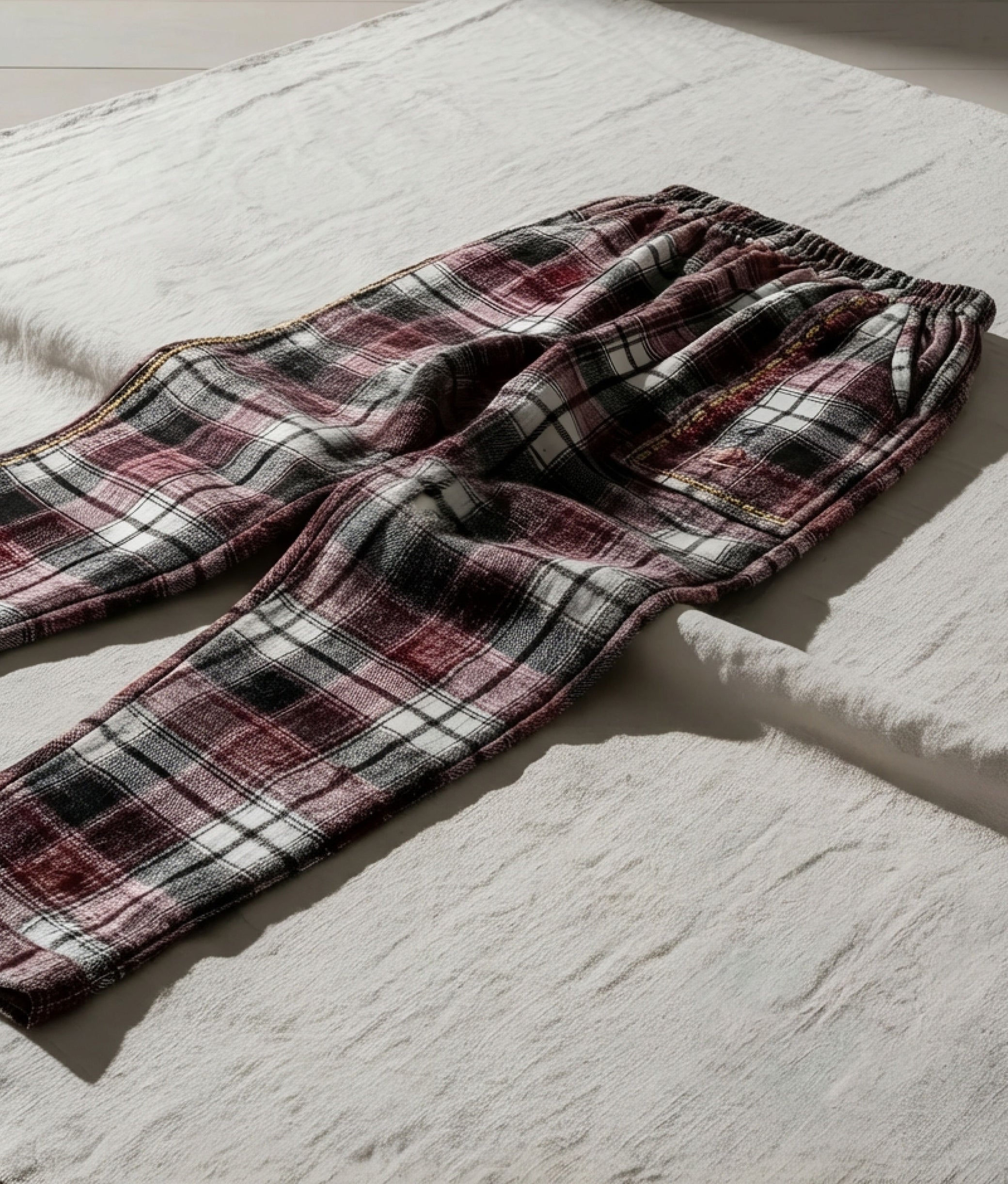Red Black Square Pants