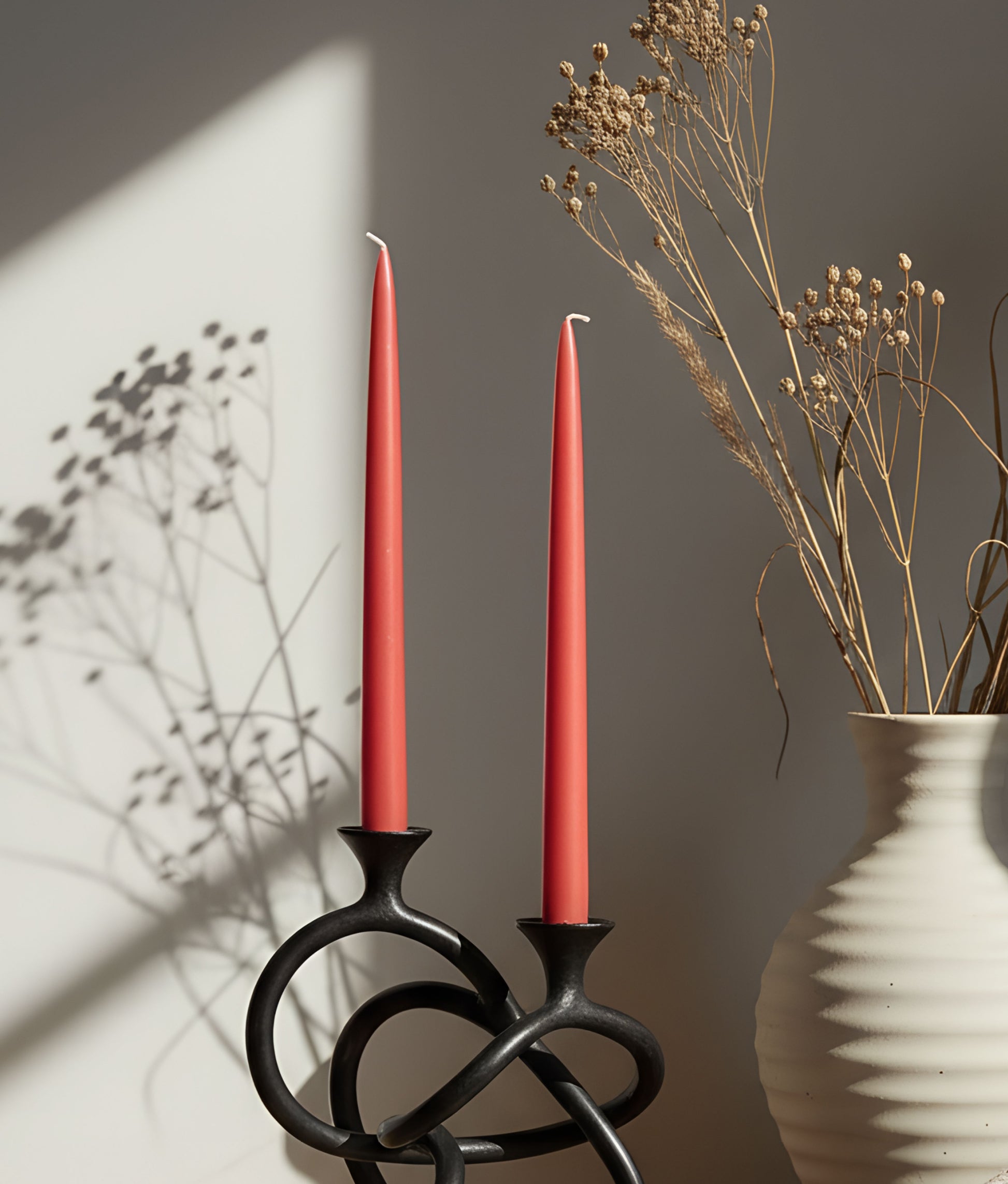 Red Coloured Candles