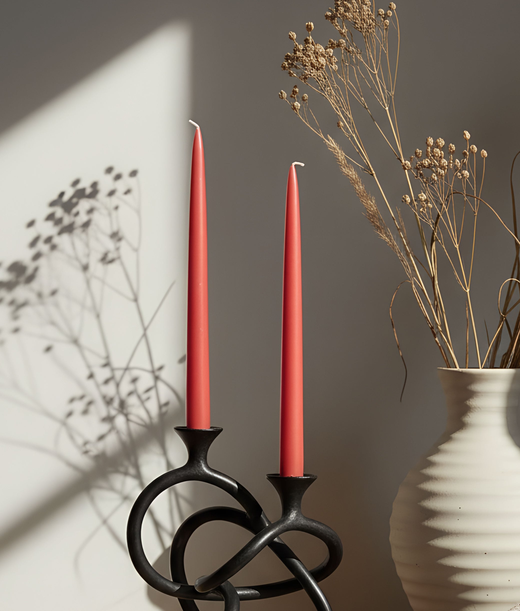 Red Coloured Candles