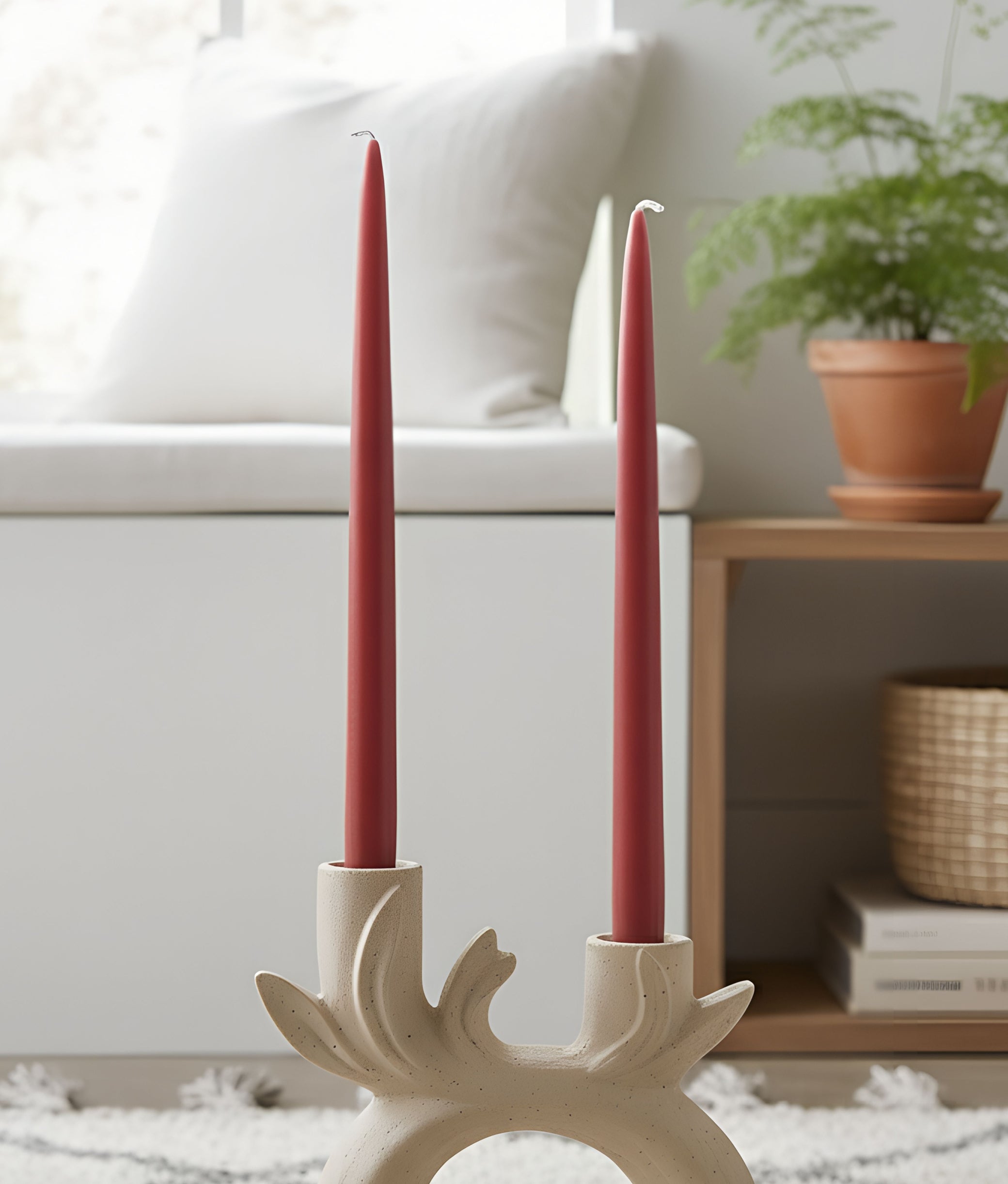 Red Coloured Candles