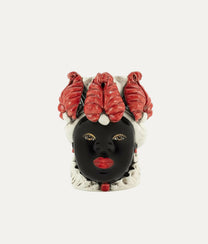Red Vase Moro Lady Small