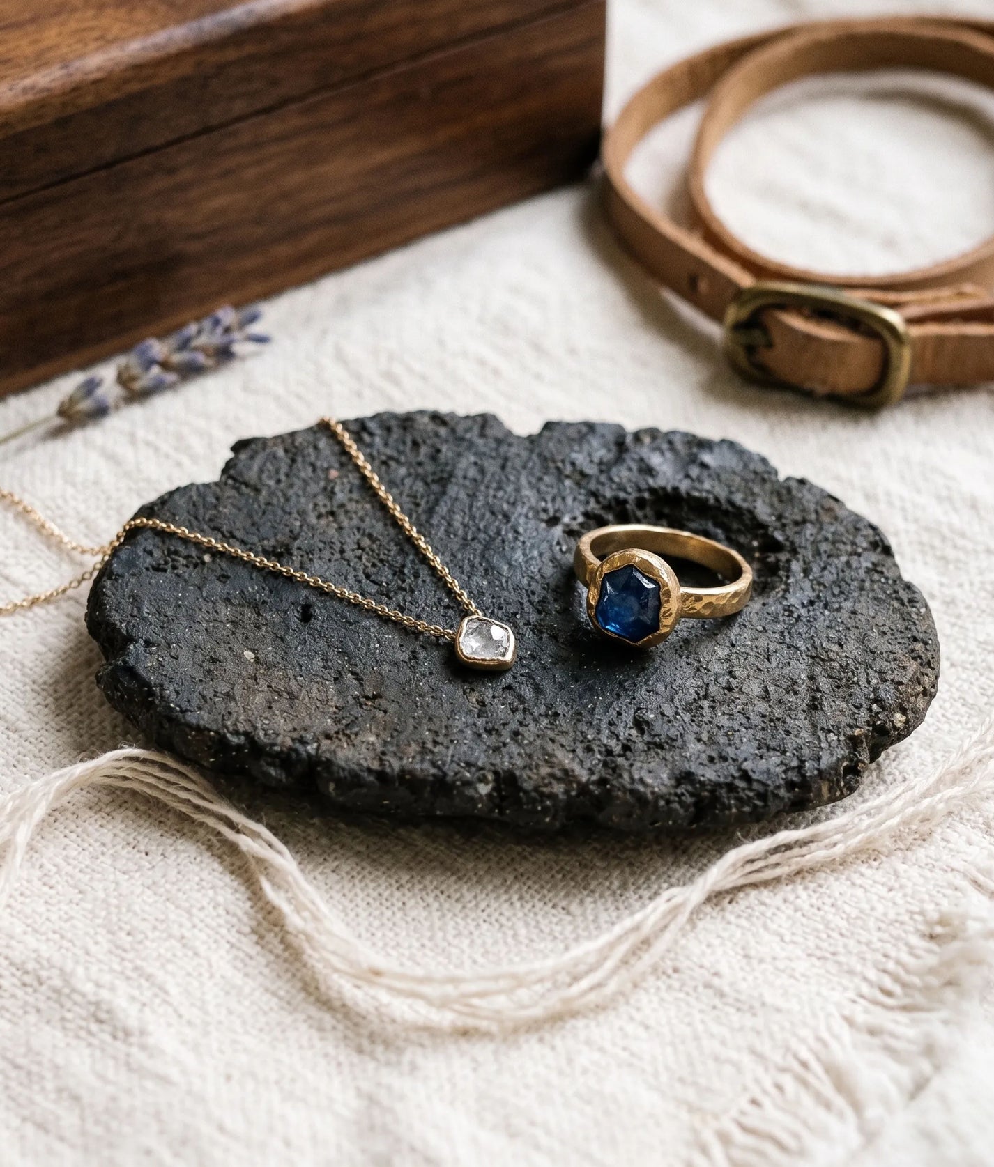 Ash River Stone Trinket Dish