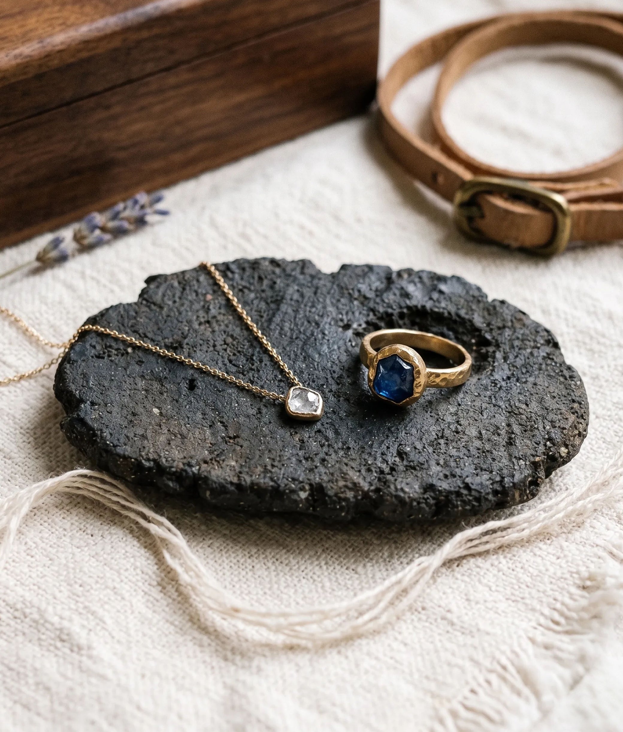 Ash River Stone Trinket Dish