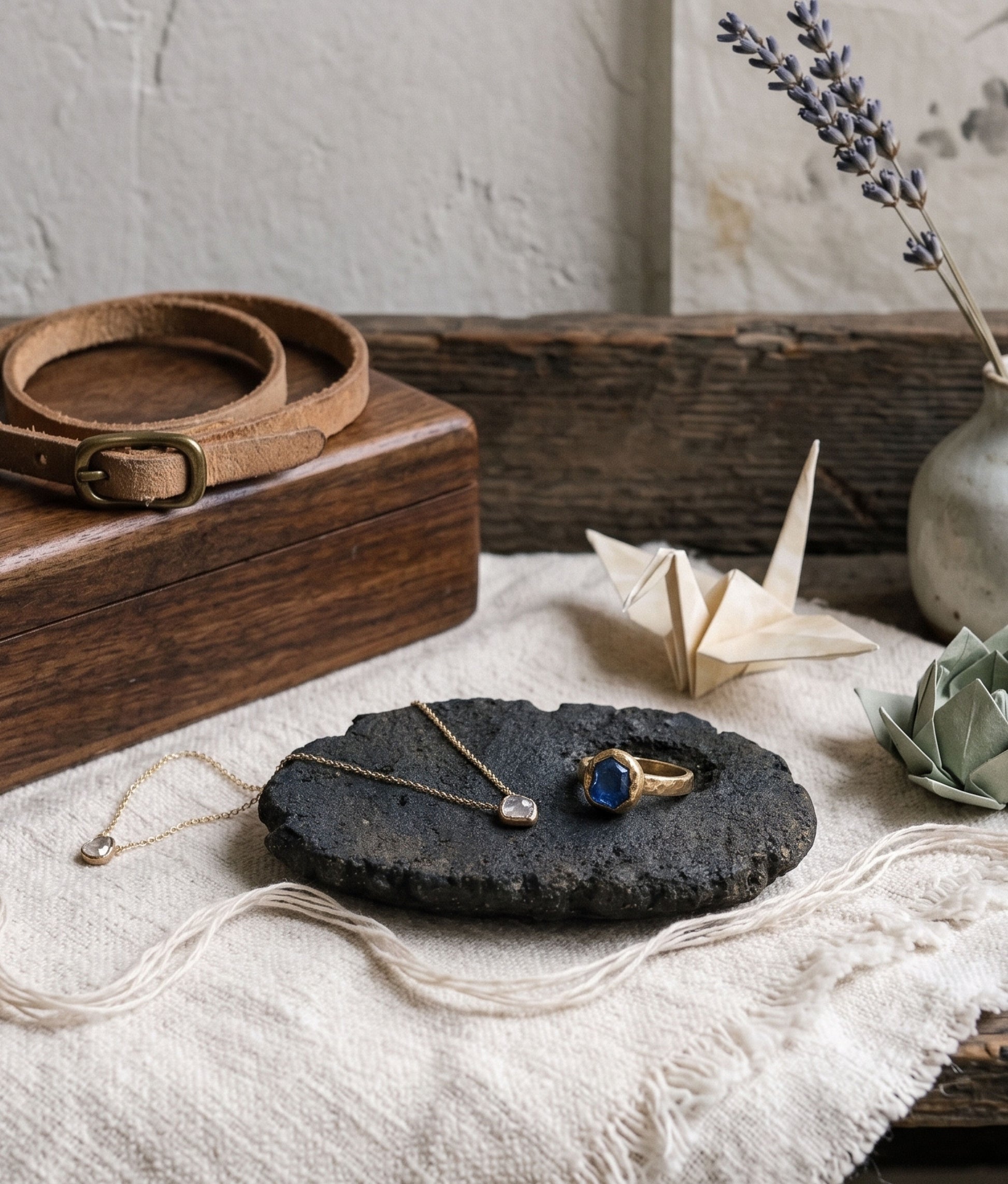 Ash River Stone Trinket Dish