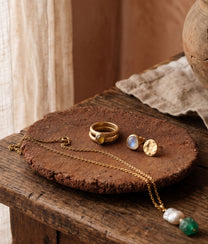 Terracota River Stone Trinket Dish