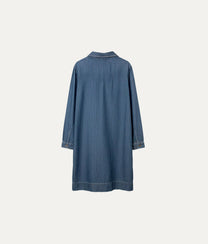 Blue Denim Robe Dress