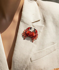 Red Rock Crab Trovelore Brooch
