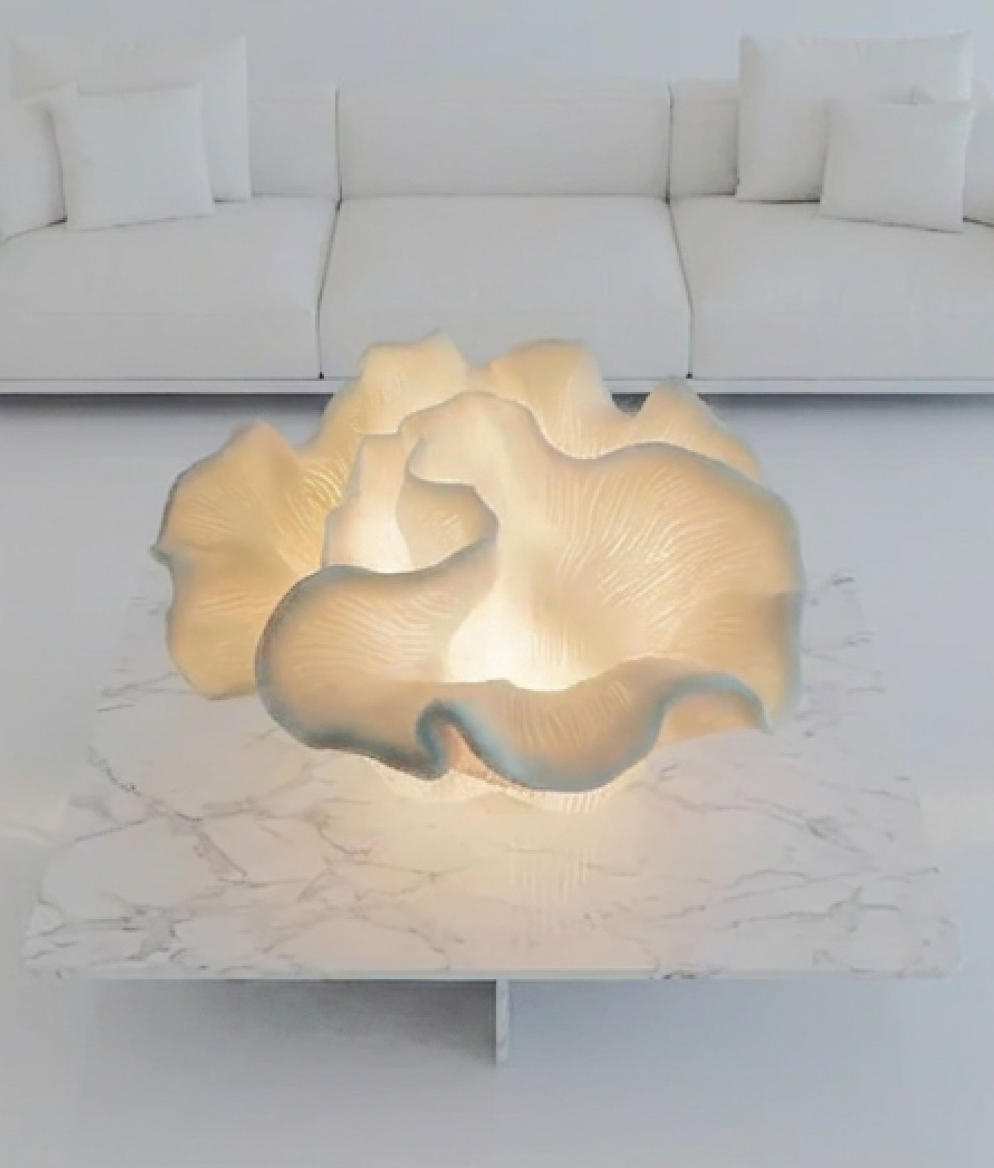 Rose Coral Lamp