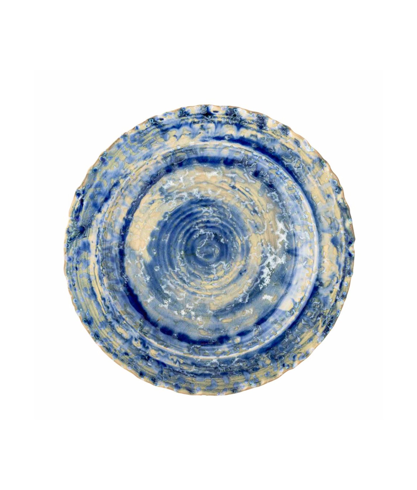 Blue Rowan Serving Platter Stoneware