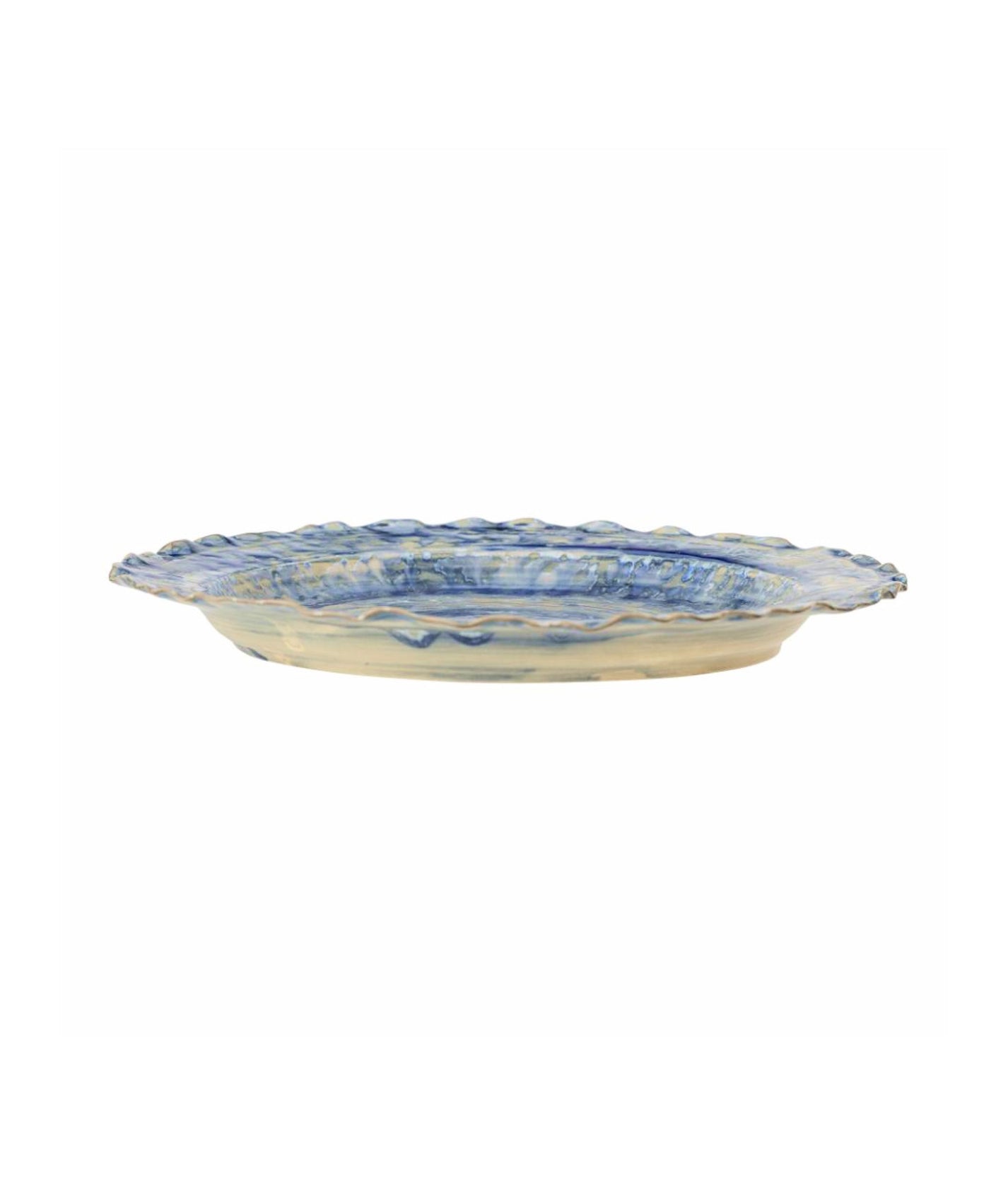 Blue Rowan Serving Platter Stoneware
