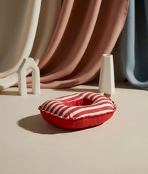 Rubber Boat with Red Stripes